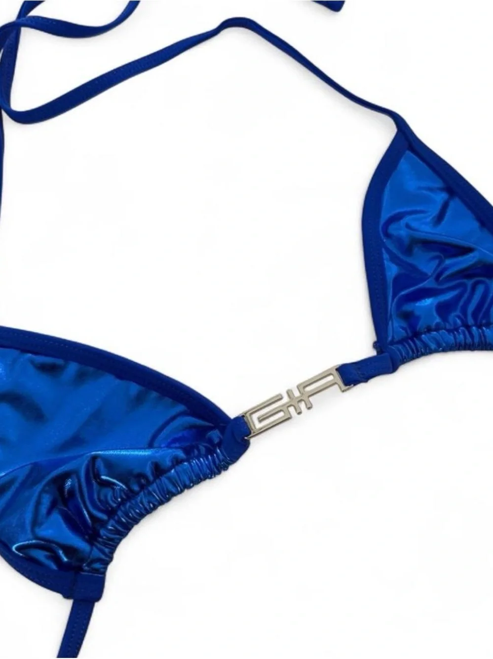 I.AM.GIA Aloha Bikini Top in Blue
